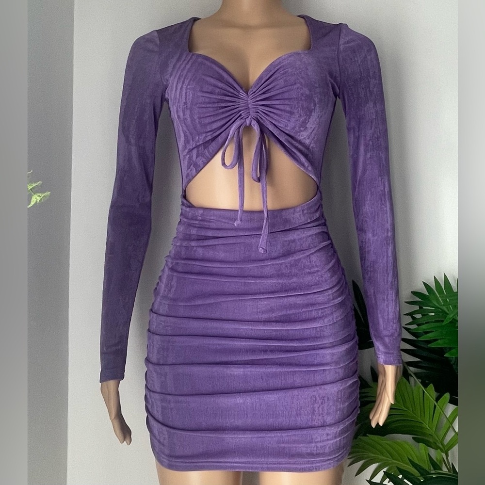 Wet Seal Lavender Satin Blouse